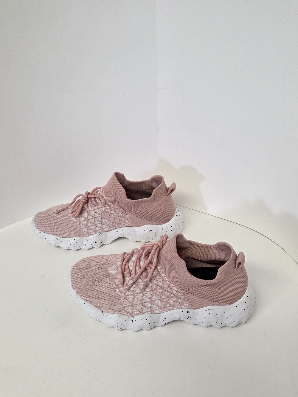 Nurse Babes Pink Knit Comfort Sneakers Women’s Size 10.5 #0305